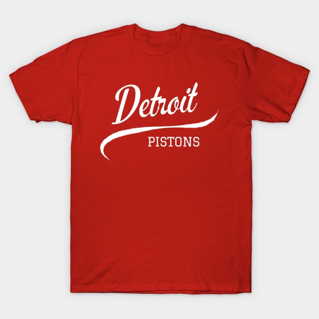 Pistons Retro T-Shirt by CityTeeDesigns